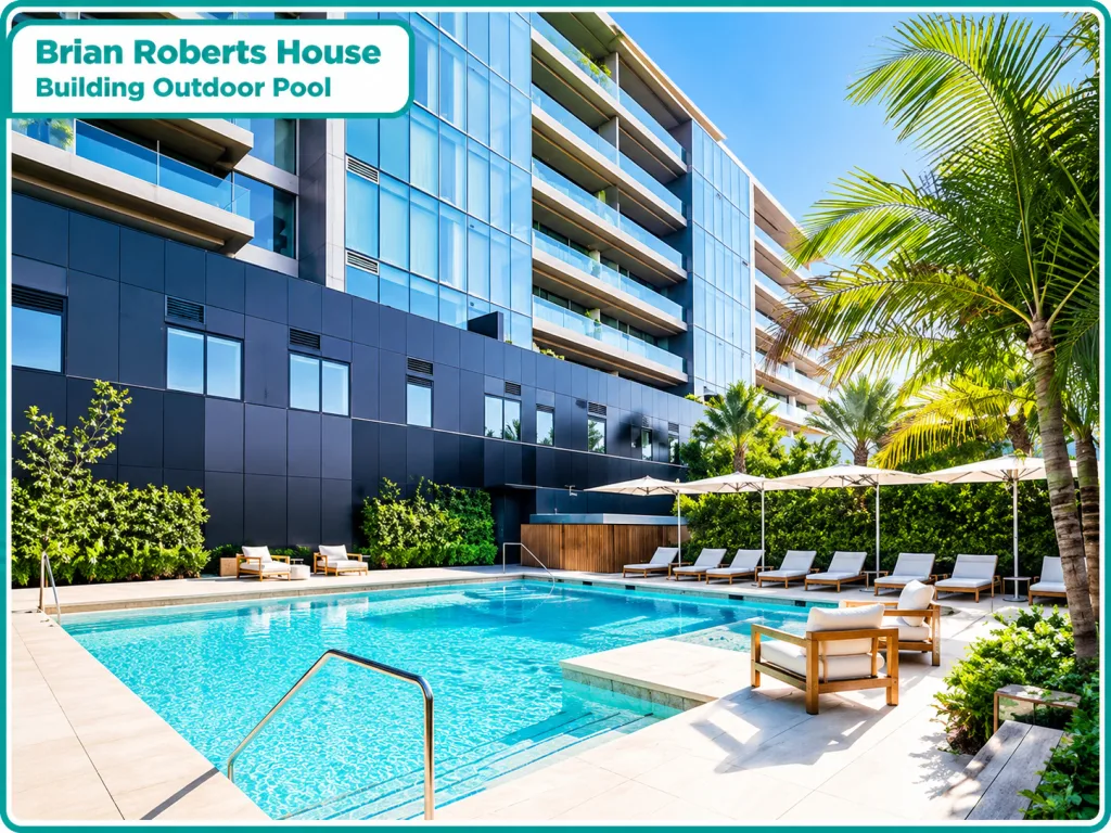 Brian Roberts House Building Outdoor Pool