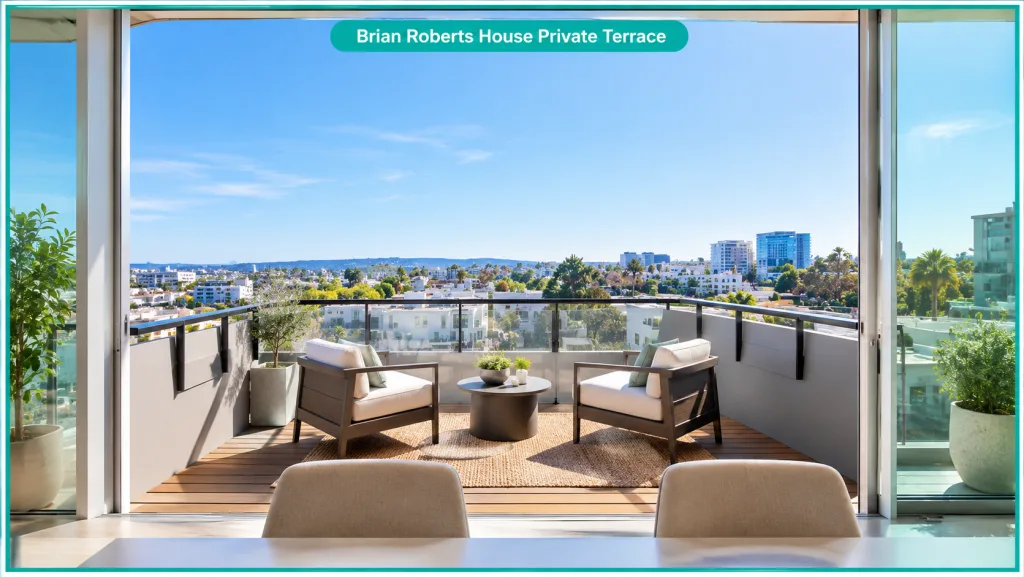 Brian Roberts House Private Terrace