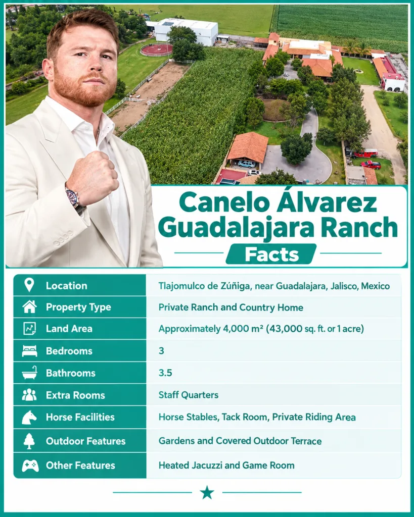 Canelo Álvarez Guadalajara Ranch Facts