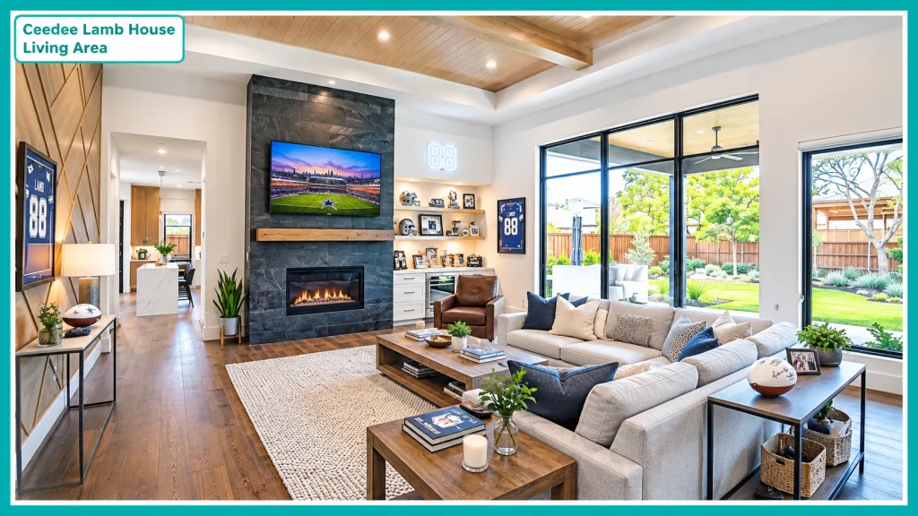 Ceedee Lamb House Living Area