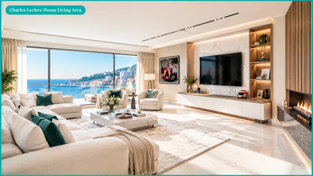 Charles Leclerc House Living Area