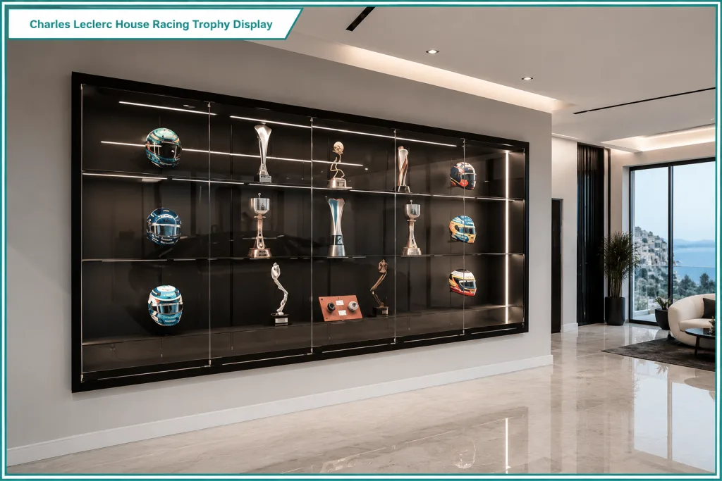 Charles Leclerc House Racing Trophy Display