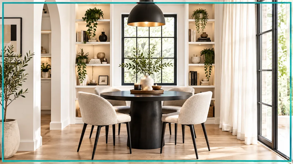 Choose a Round Dining Table For Small Dining Room
