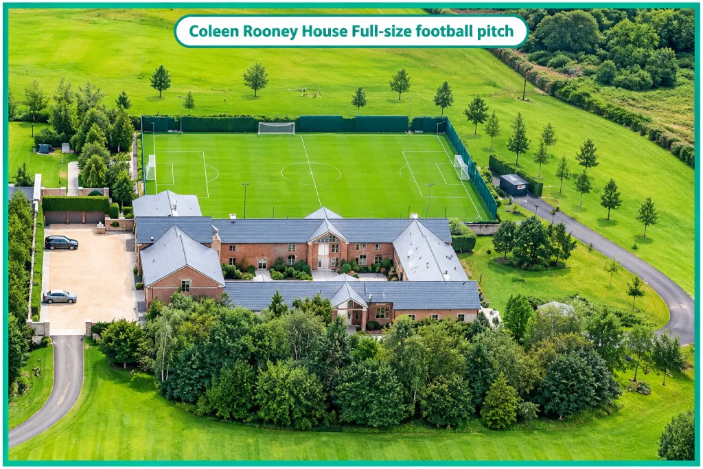 Coleen Rooney House Full-size football pitch