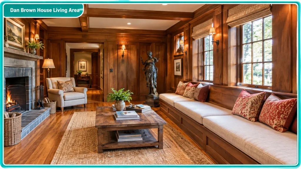Dan Brown House Living Area
