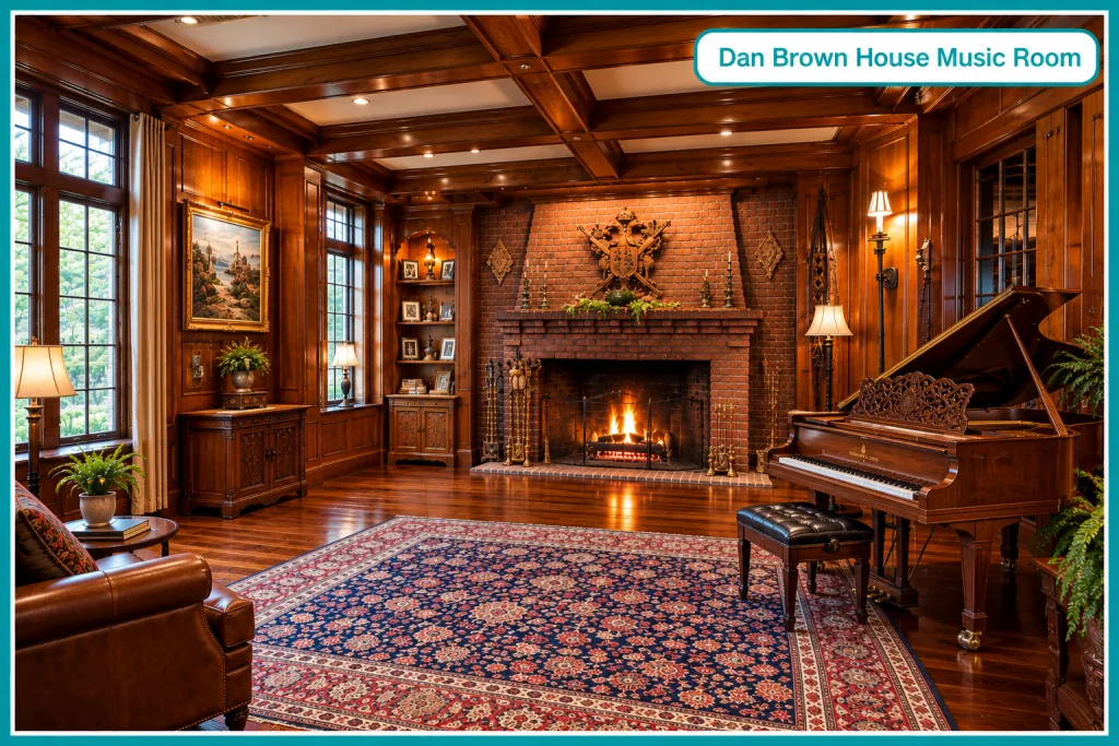 Dan Brown House Music Room