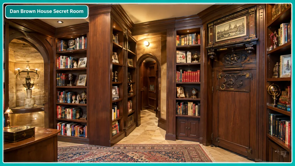 Dan Brown House Secret Room