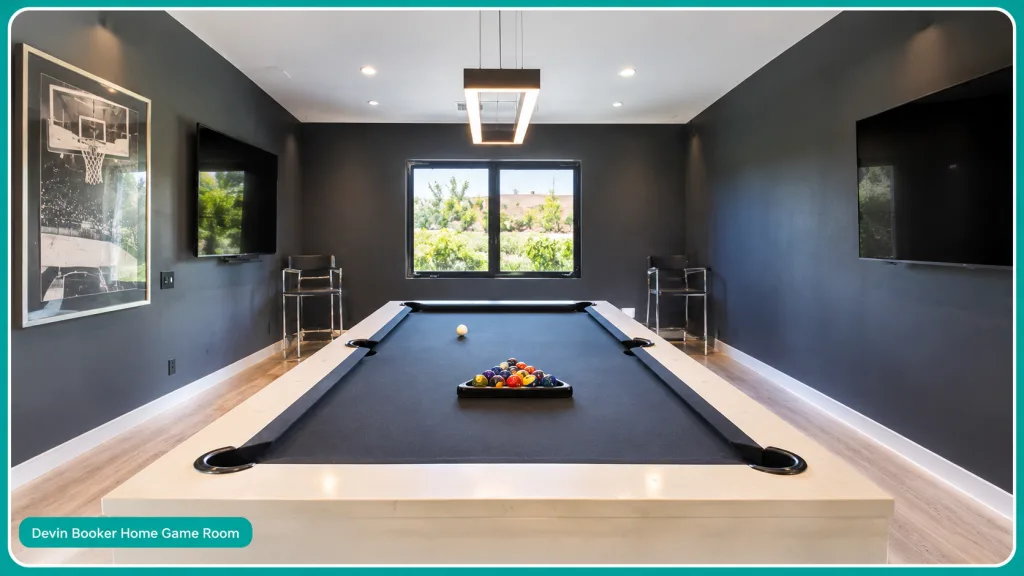 Devin Booker Home Game Room