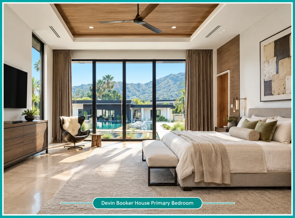 Devin Booker House Primary Bedroom