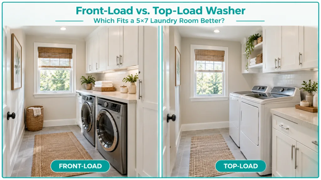 Front-Load vs. Top-Load Washer for a 5x7 Room