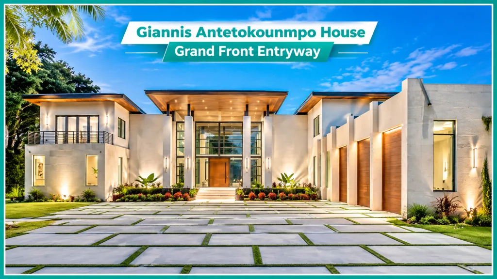 Giannis Antetokounmpo House Grand Front Entryway