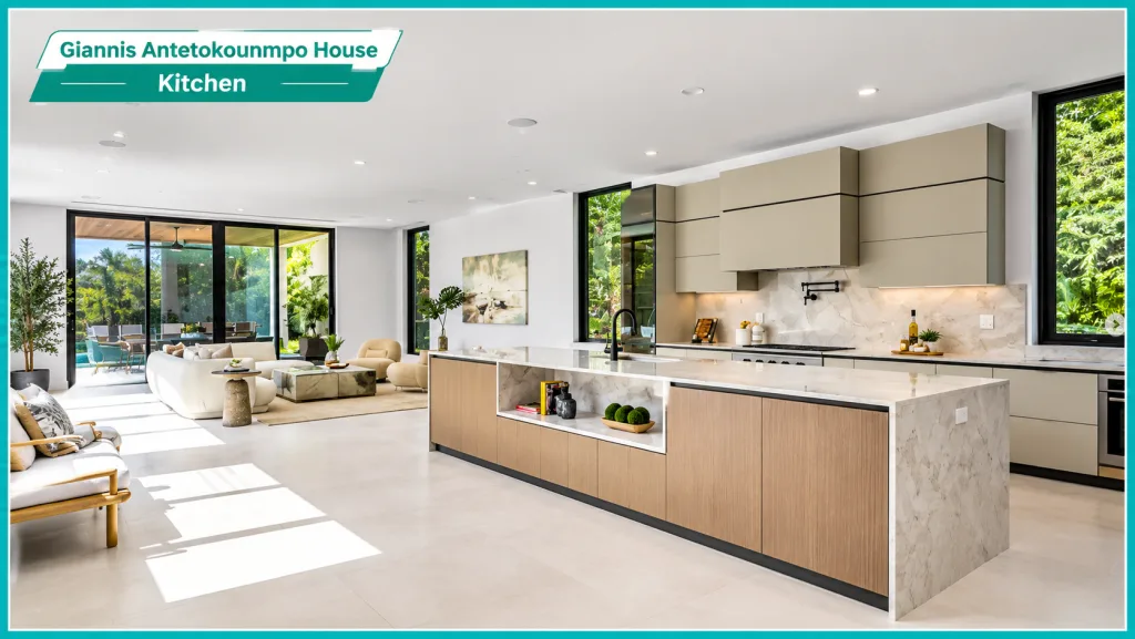 Giannis Antetokounmpo House Kitchen