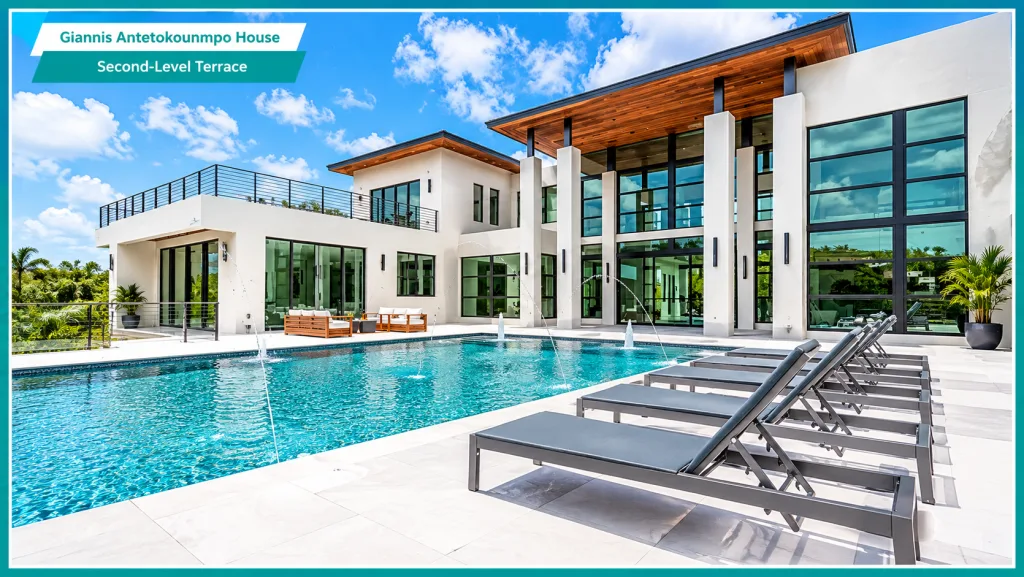 Giannis Antetokounmpo House Second-Level Terrace