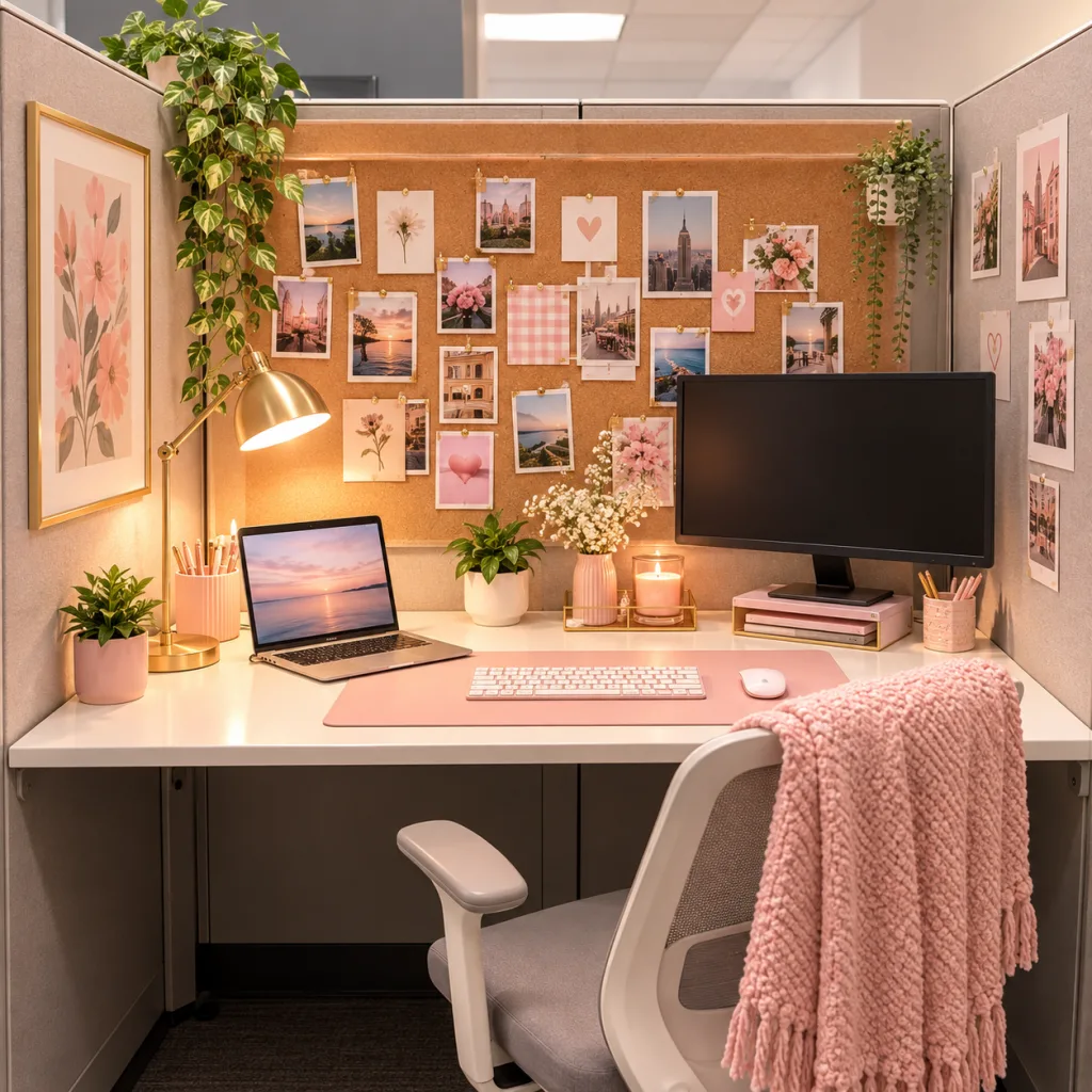 Girly Classy Cubicle Decor Display Choose a Stylish Desk Lamp