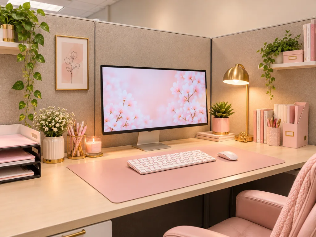 Girly Classy Cubicle Decor Display One Elegant Framed Print