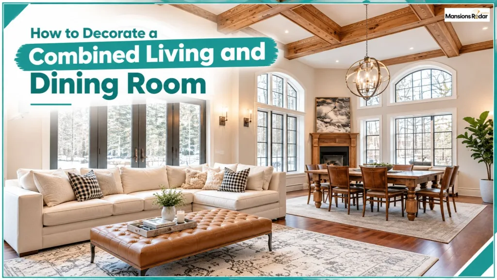 How to Decorate a Combined Living and Dining Room