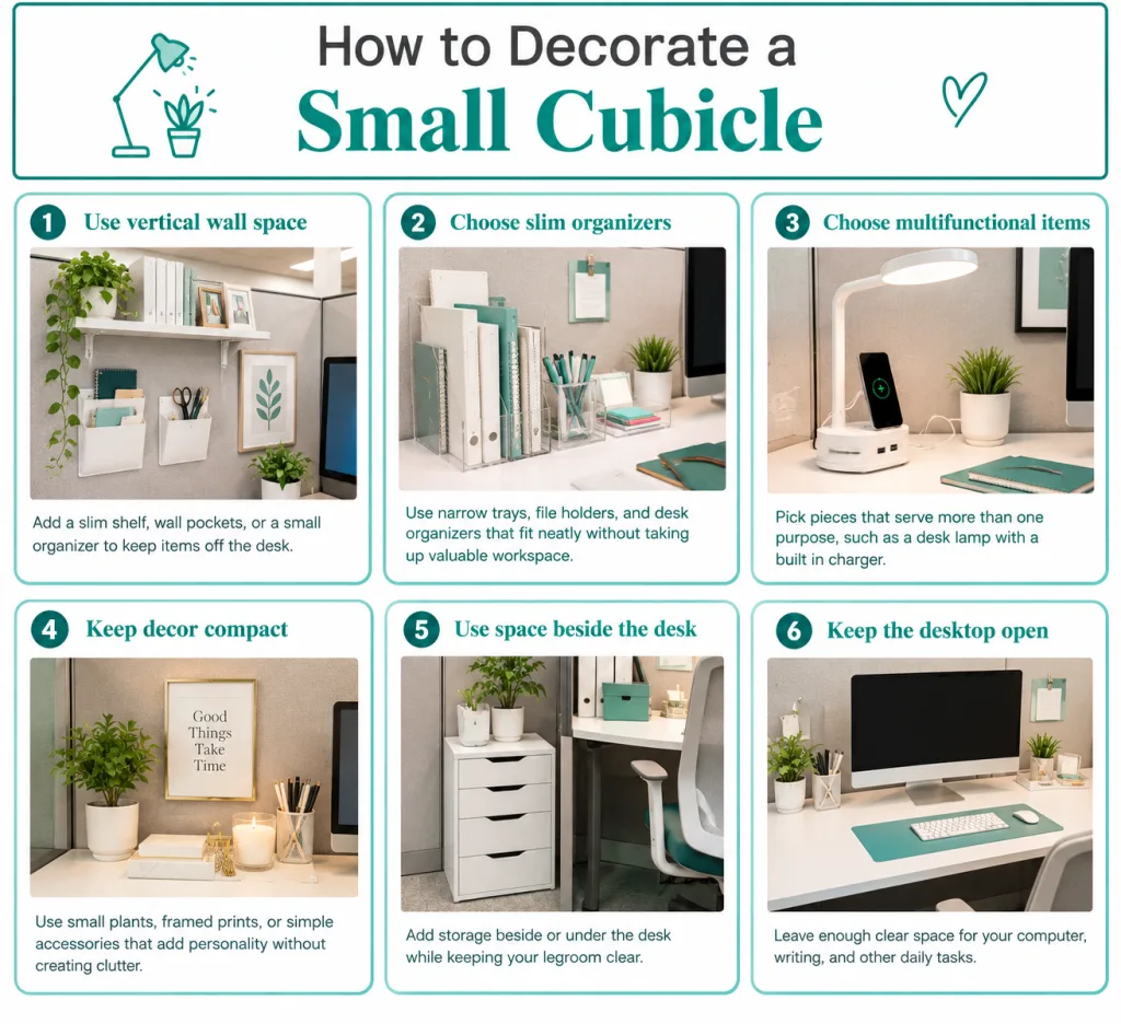How to Decorate a Small Cubicle