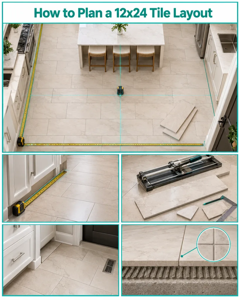 How to Plan a 12x24 Tile Layout