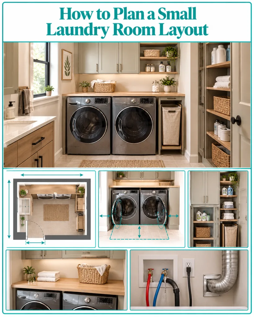 How to Plan a Small Laundry Room Layout