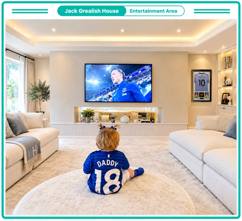 Jack Grealish House Entertainment Area