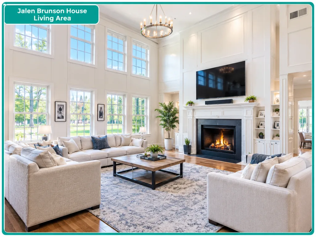 Jalen Brunson House Living Area