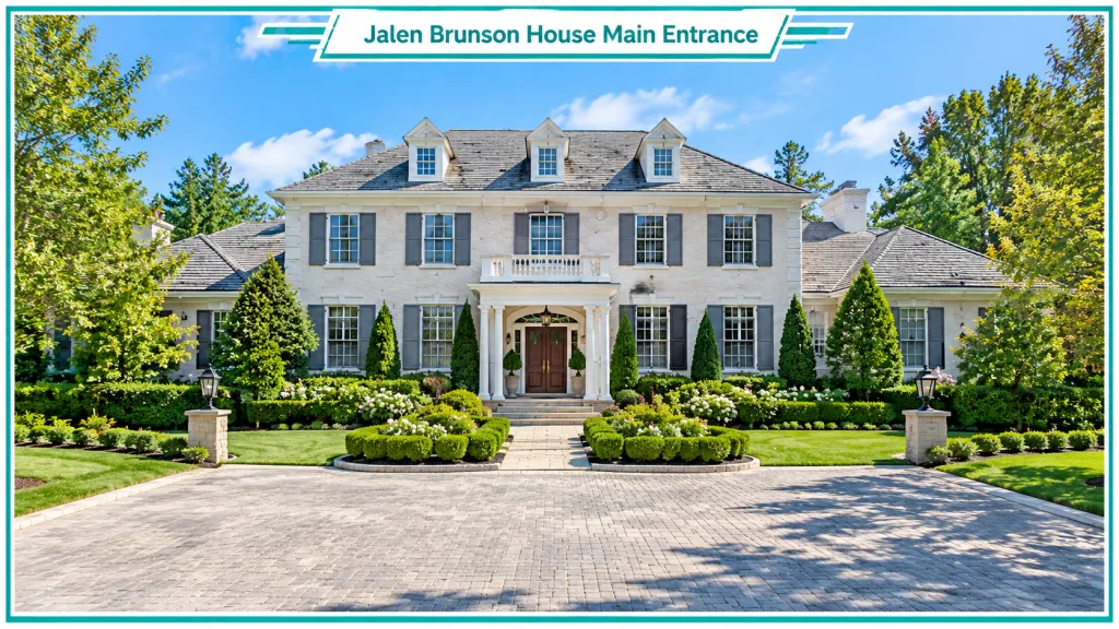 Jalen Brunson House Main Entrance