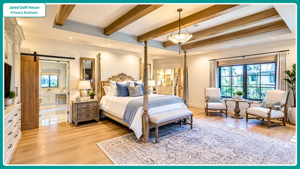Jared Goff House Primary Bedroom