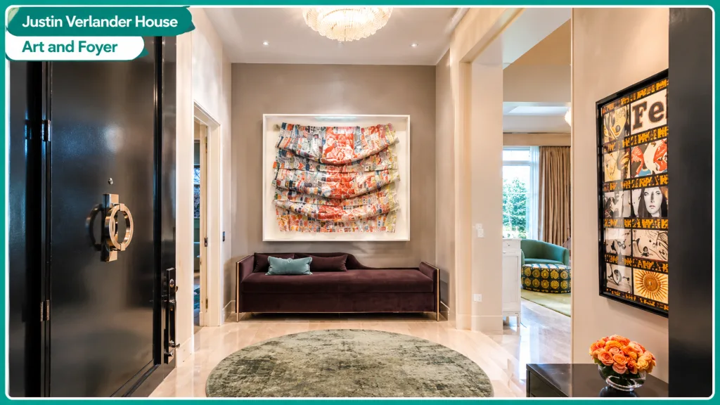 Justin Verlander House Art and Foyer