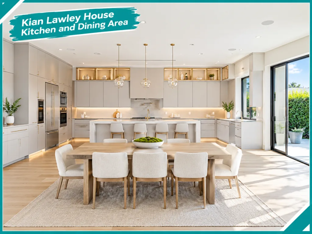 Kian Lawley Sherman Oaks House Kitchen