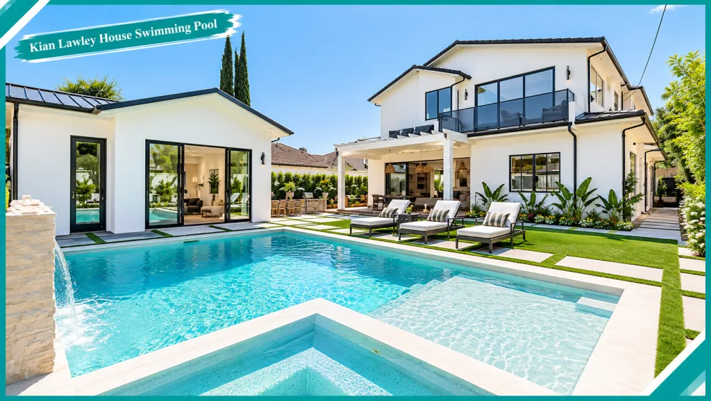 Kian Lawley Sherman Oaks House Swimming Pool