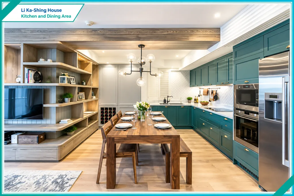 Li Ka-Shing House Kitchen and Dining Area
