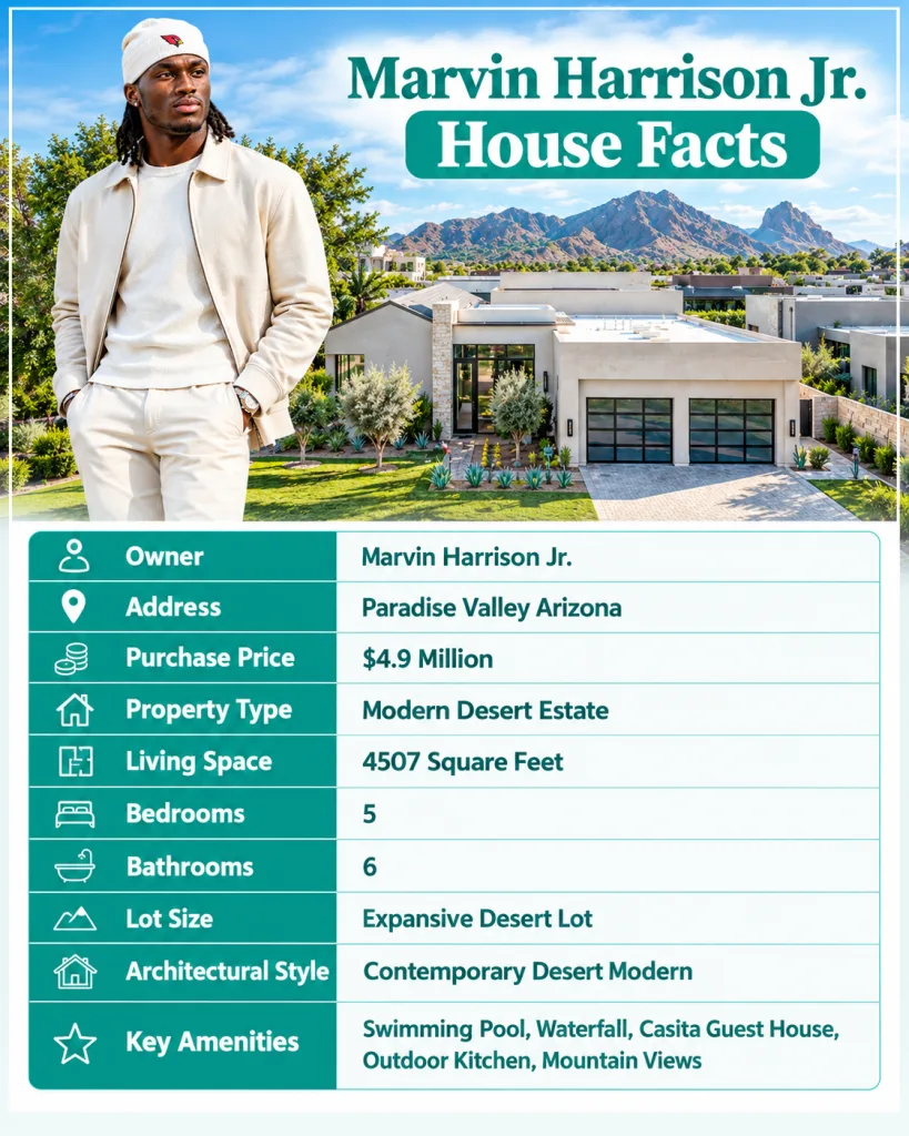 Marvin Harrison Jr. House Facts Table