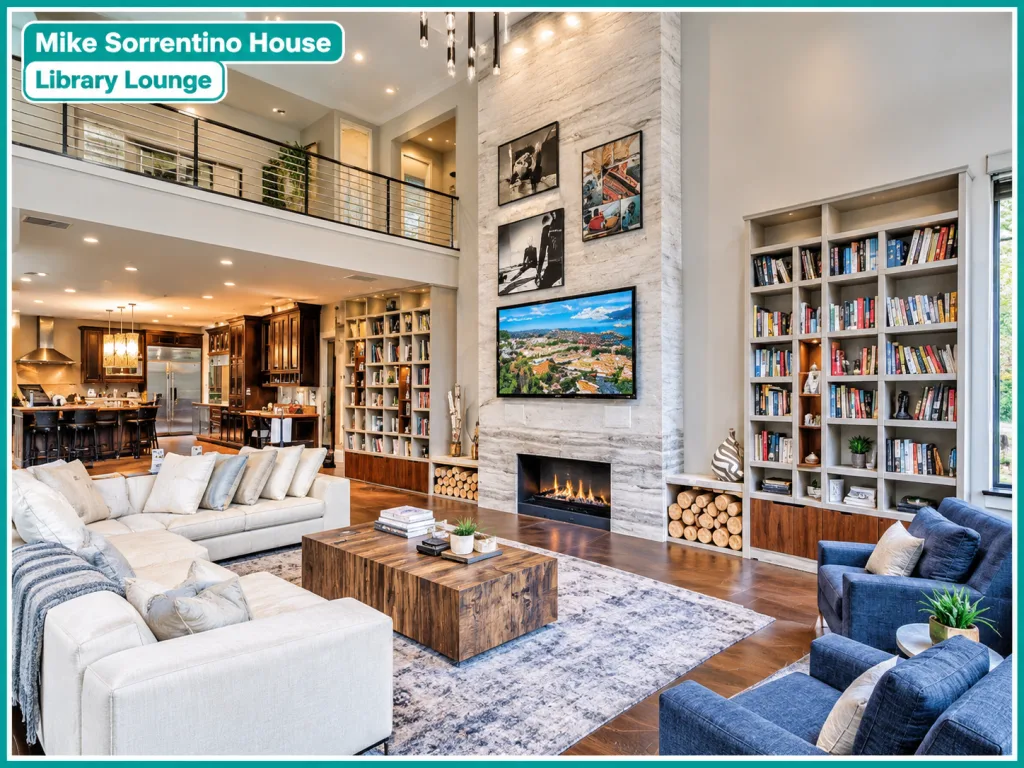 Mike Sorrentino House Library Lounge