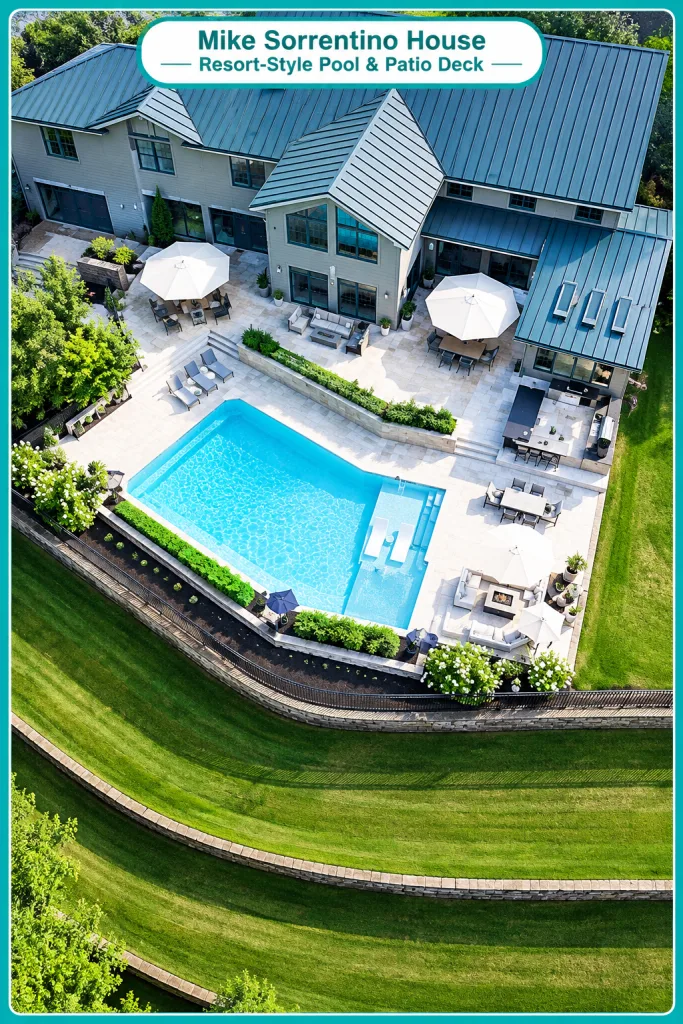 Mike Sorrentino House Resort-Style Pool & Patio Deck