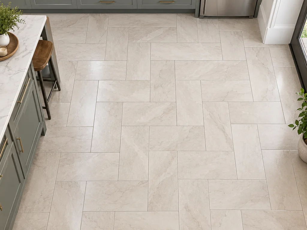 Mixed-Direction Tile Pattern For 12x24 Tile