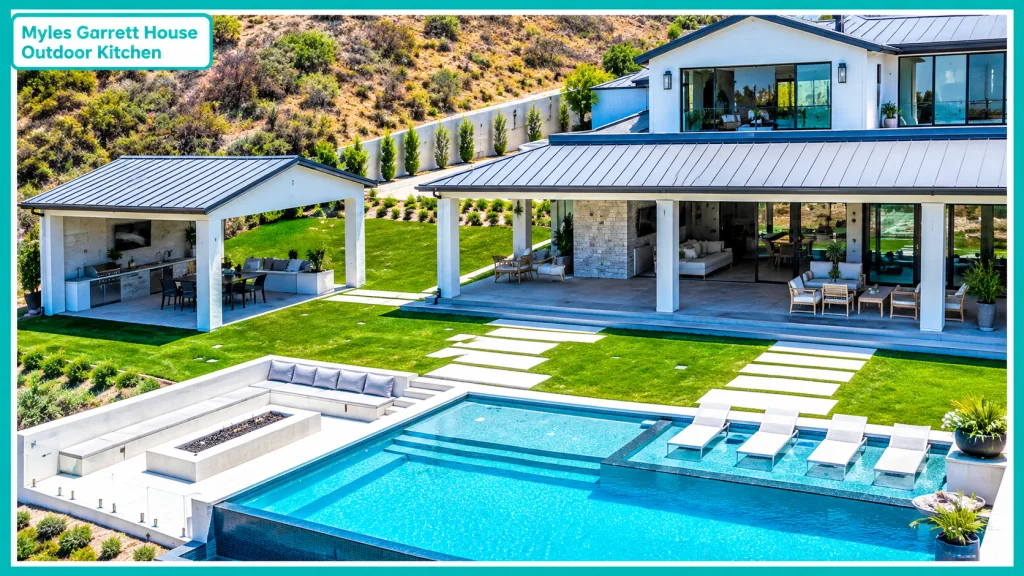 Myles Garrett House Outdoor Kitchen