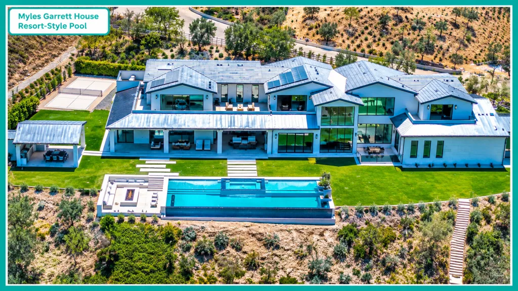 Myles Garrett House Resort-Style Pool