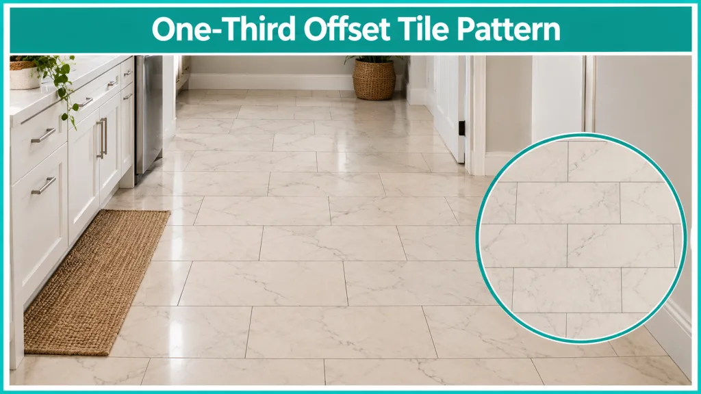 One-Third Offset Tile Pattern
