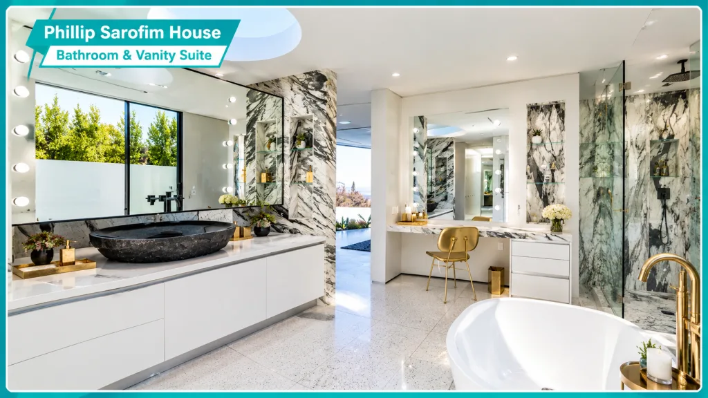 Phillip Sarofim House Bathroom & Vanity Suite