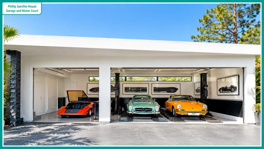 Phillip Sarofim House Garage and Motor Court