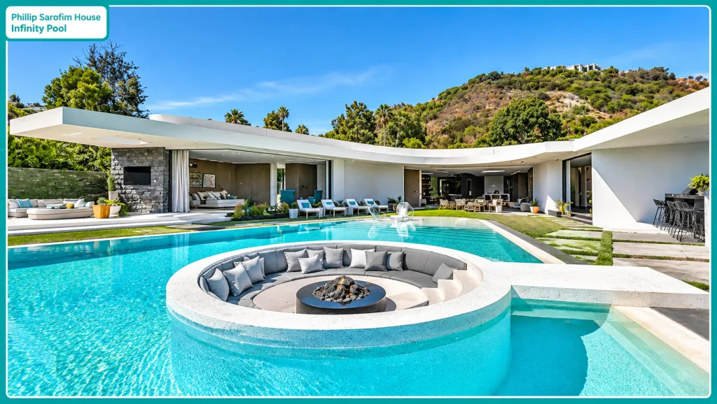 Phillip Sarofim House Infinity Pool