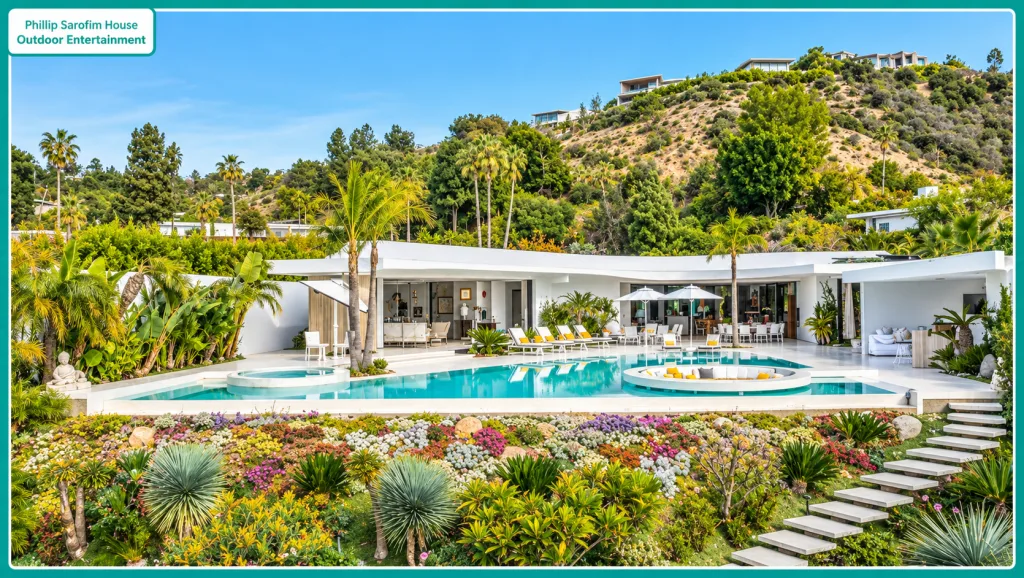 Phillip Sarofim House Outdoor Entertainment