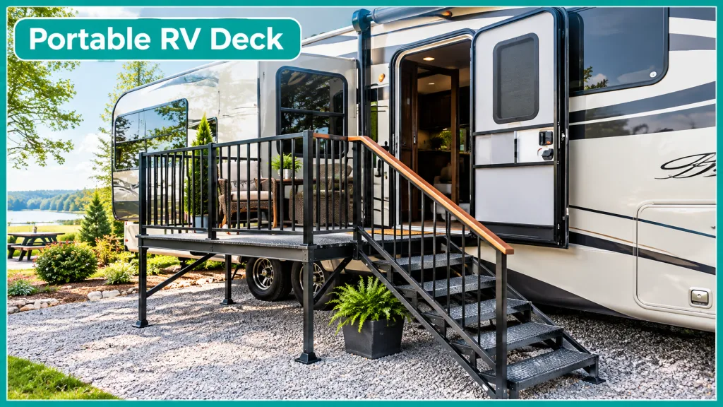 Portable RV Deck