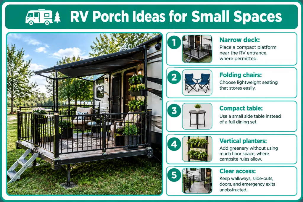 RV Porch Ideas for Small Spaces