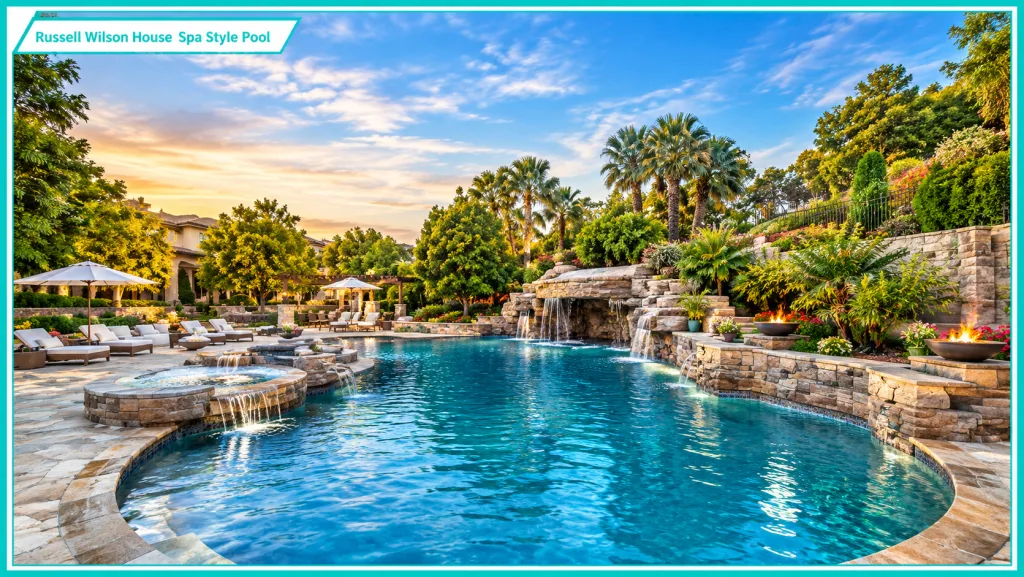Russell Wilson House Spa Style Pool