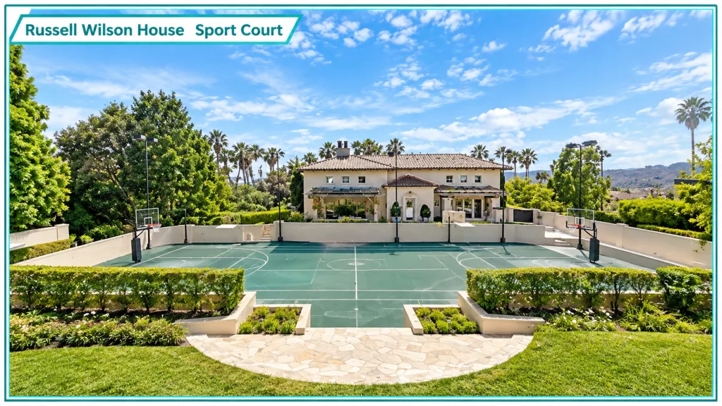 Russell Wilson House Sport Court