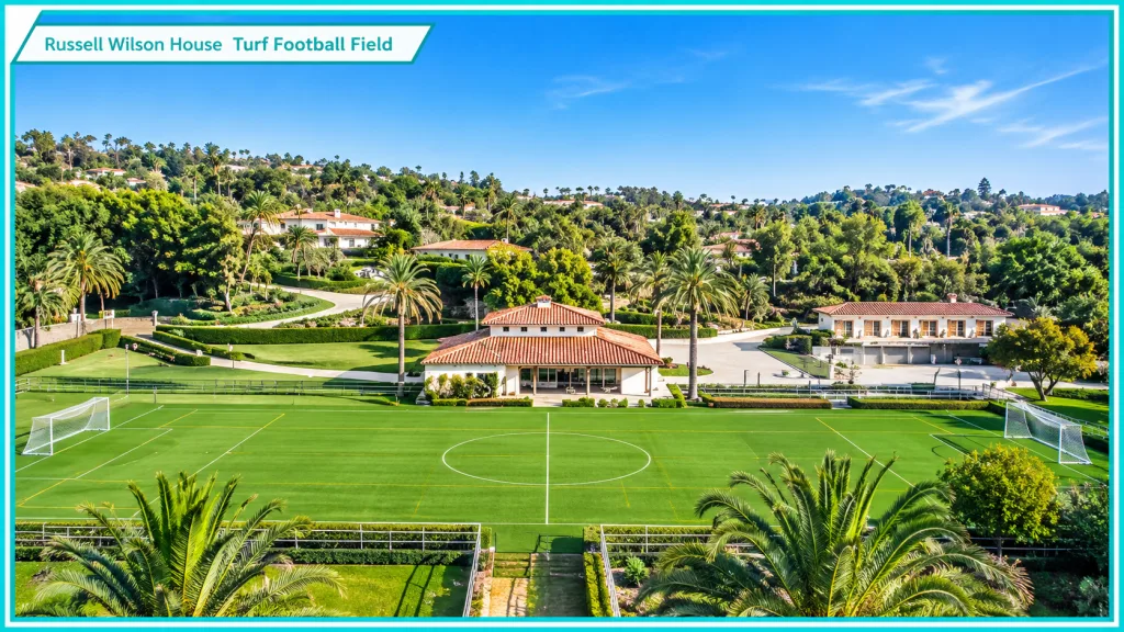 Russell Wilson House Turf Football Field