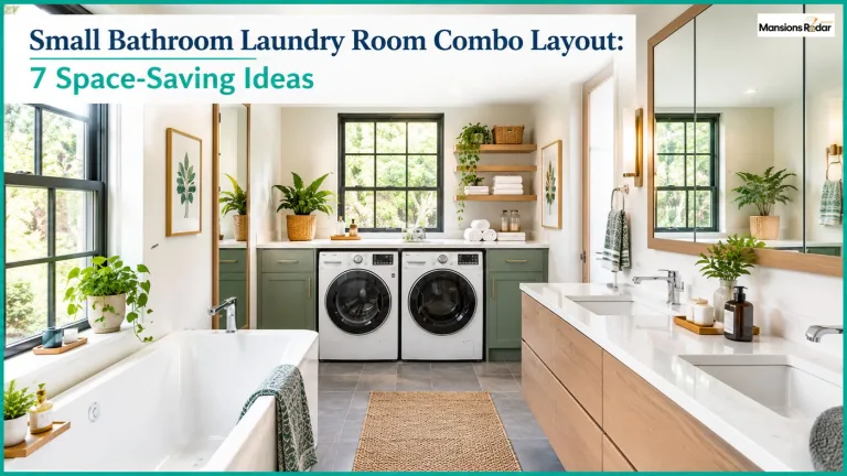 Small Bathroom Laundry Room Combo Layout 7 Space-Saving Ideas