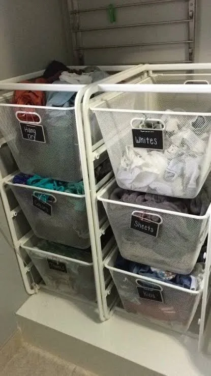 Sort Clothes with IKEA Laundry Baskets For IKEA Laundry Room