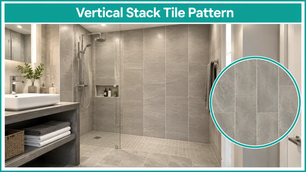 Vertical Stack Tile Pattern For 12x24 Tile